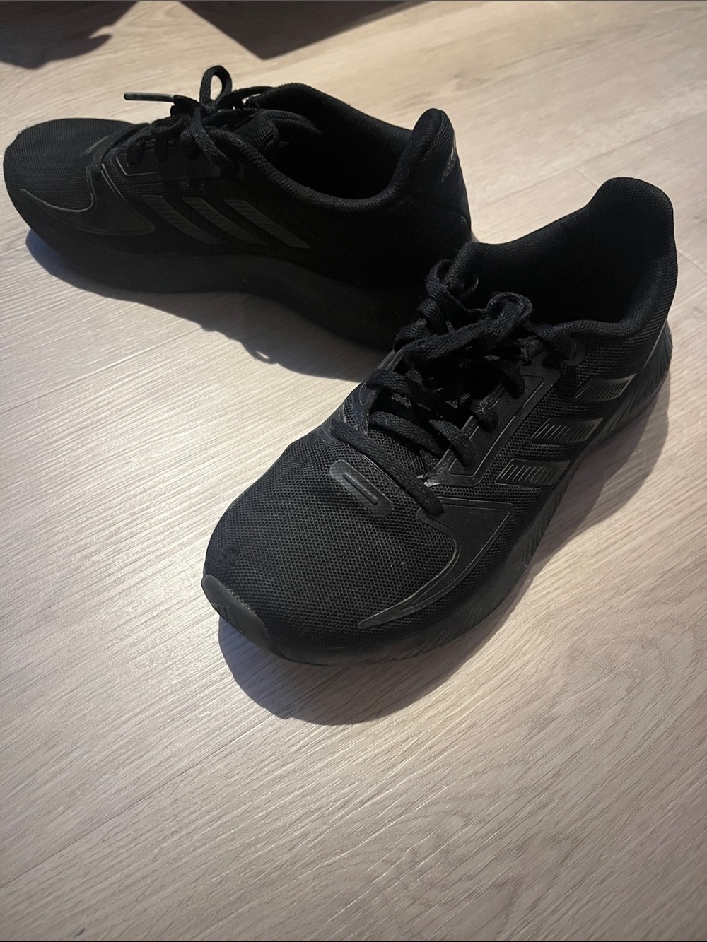 adidas Black Lightweight run falcon Athletic Sneakers